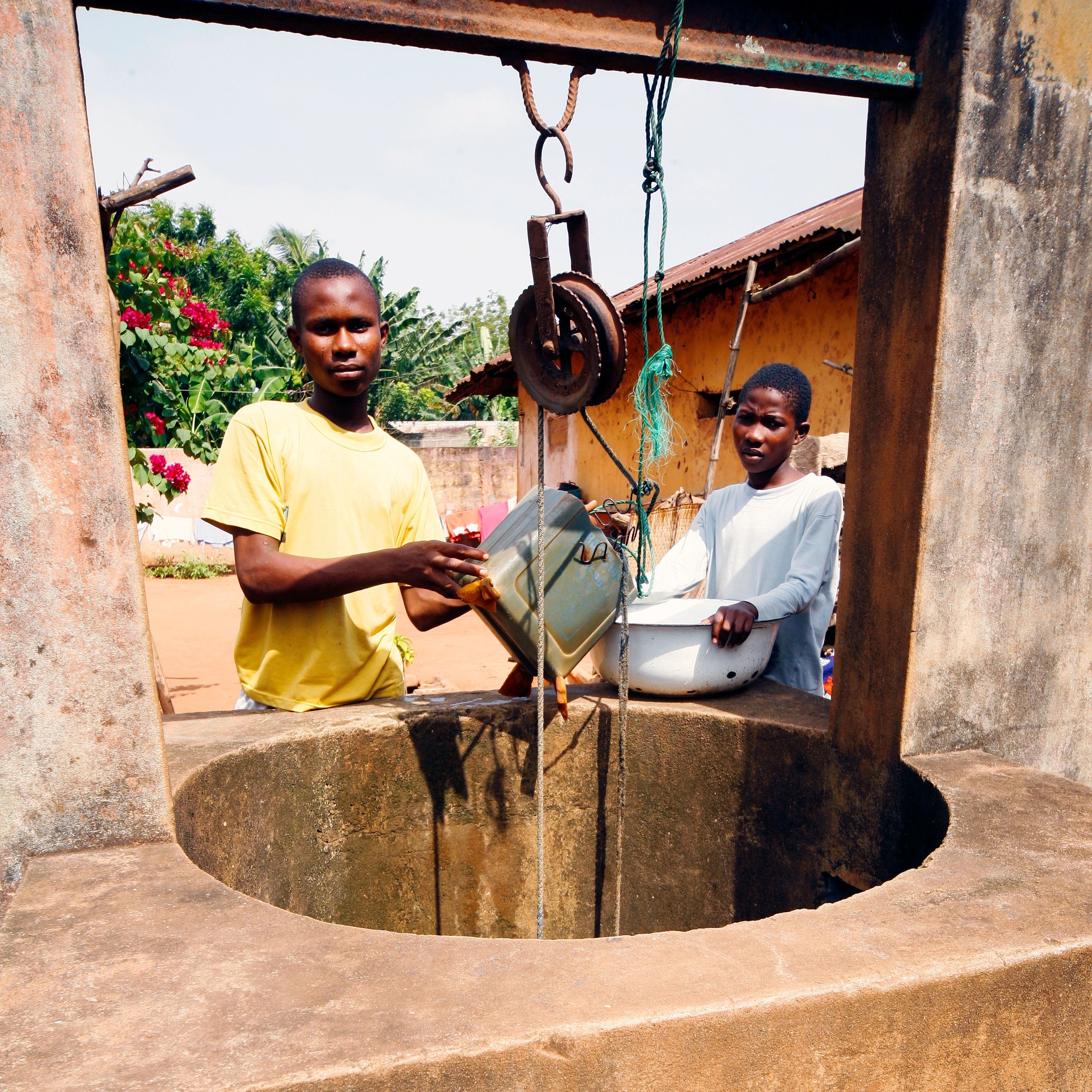 community support water well Nigeria